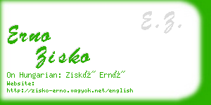 erno zisko business card